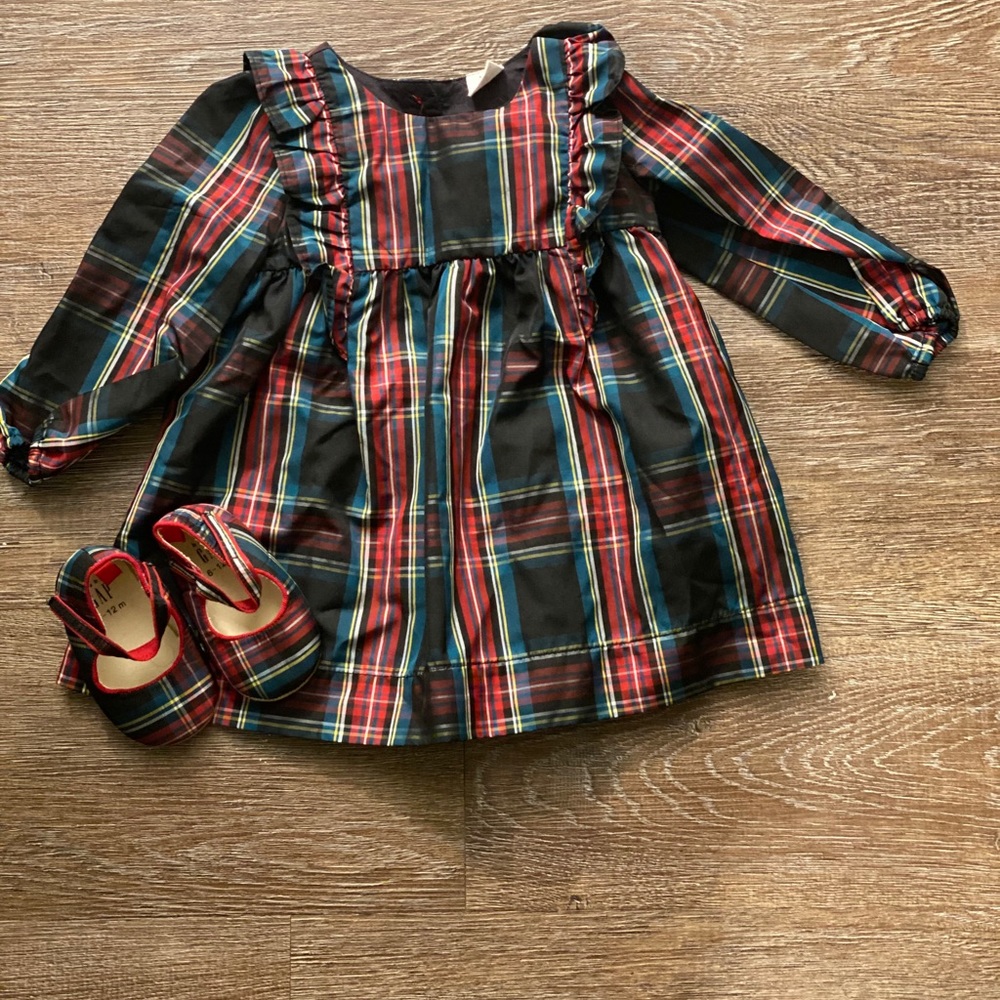 Gap Baby plaid dress.